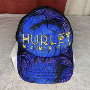 Hurley MCM X CIX Snapback Mesh Trucker Cap Baseball Cap Hat Neon Tropical collab